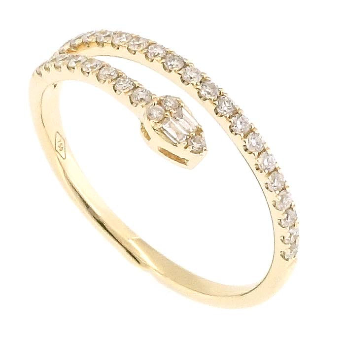 Slim Snake Diamond Ring