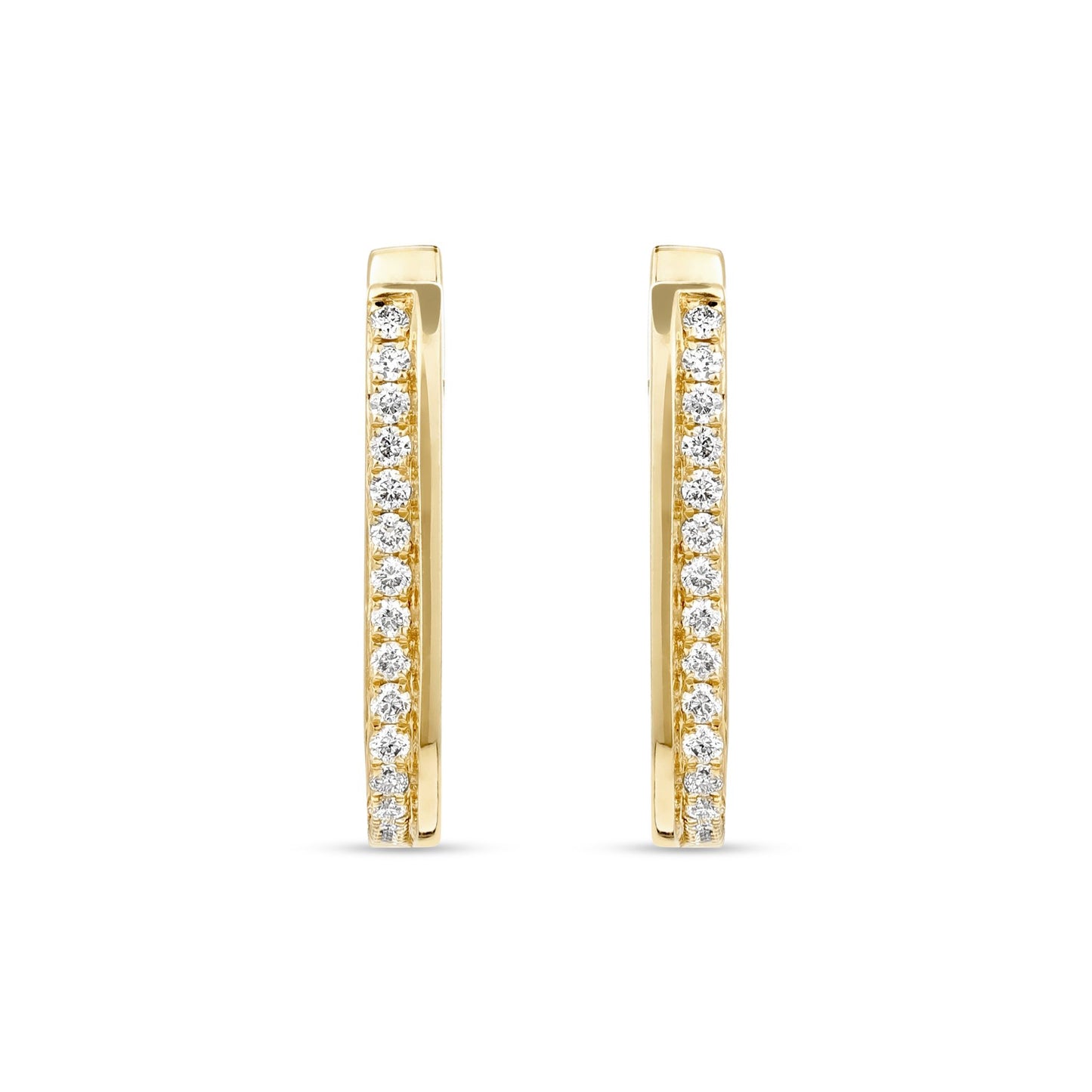 Gaya Slim Diamond Huggies