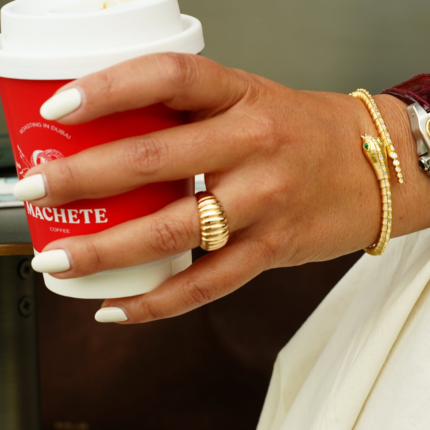 Coquille Rose Gold Ring