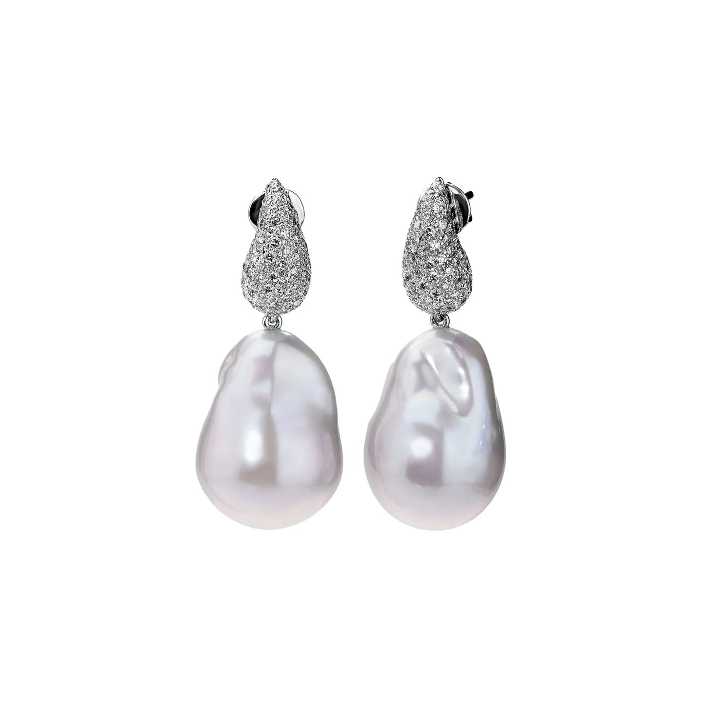 Teardrop Baroque Earrings