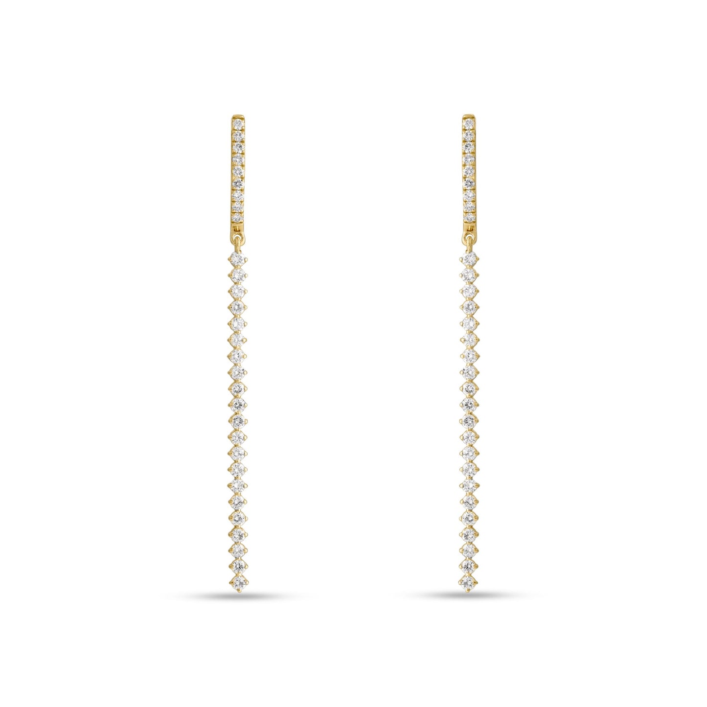 Aer Diamond Linear Earrings