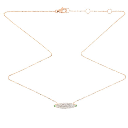 Ailan Diamond Elipse Pendant