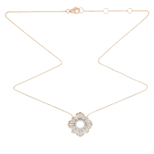 Frill Diamond Pendant