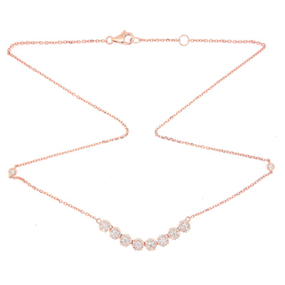 Cluster Diamond Necklace