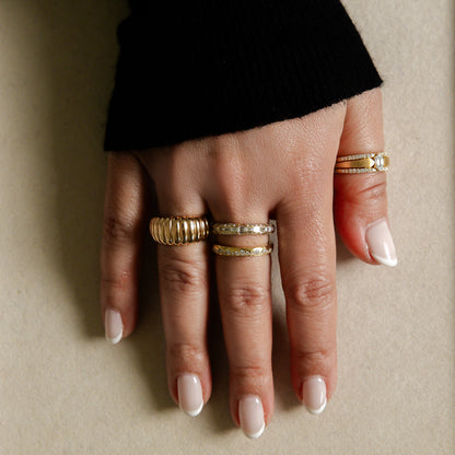 Coquille Rose Gold Ring