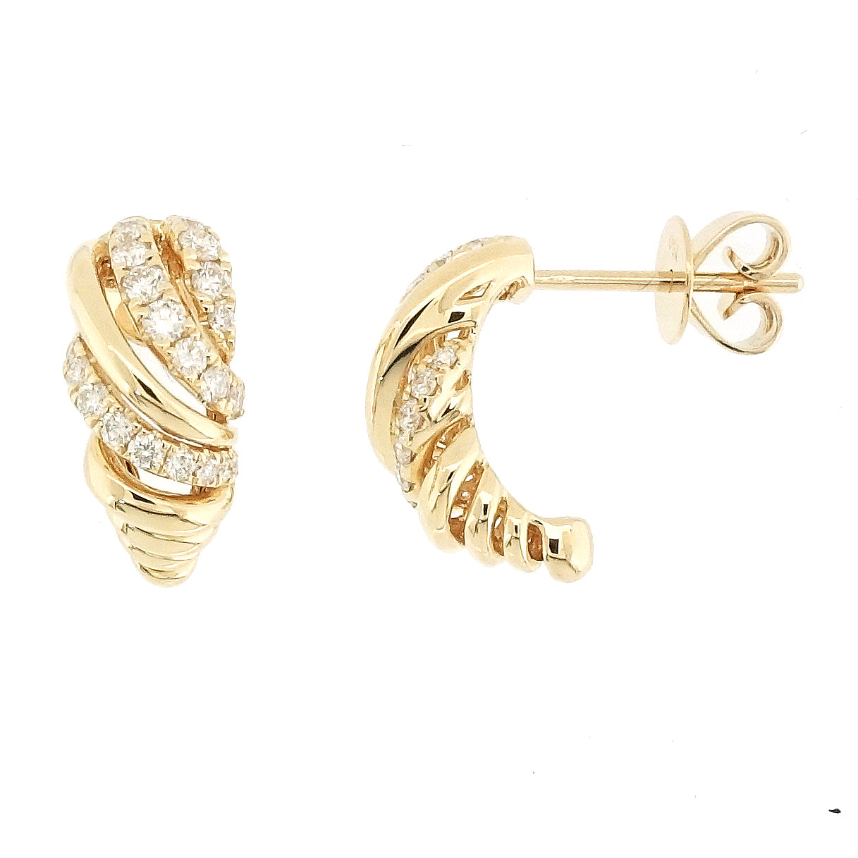 Celine Diamond Stripe Earrings