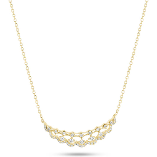 Diamond Frill Pendant