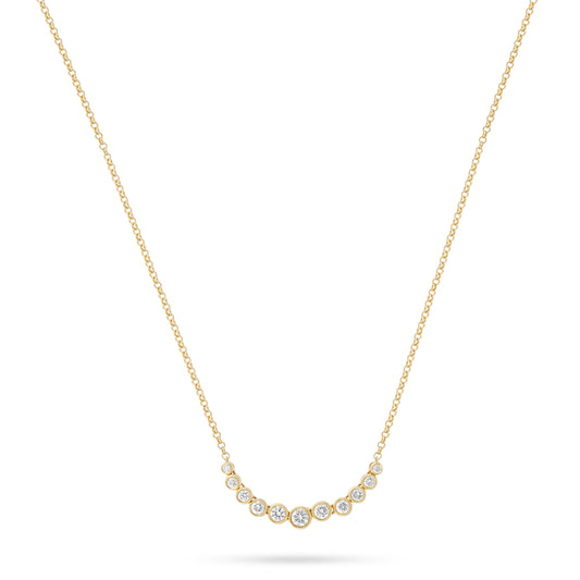 Diamond Bezel Necklace