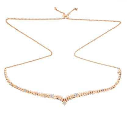 Coil Diamond V Rope Choker