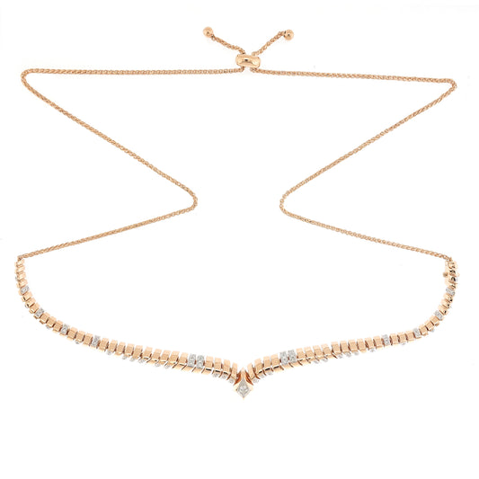 Coil Diamond V Rope Choker