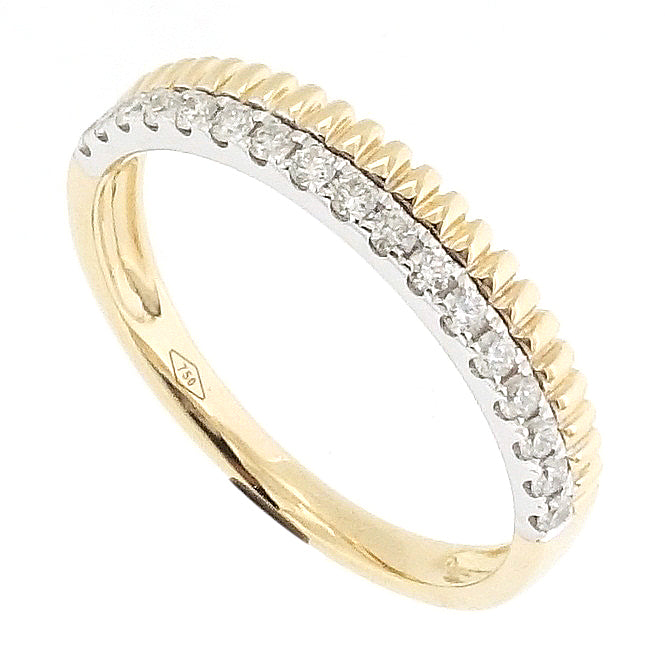 Multi Gold Diamond Skinny Ring
