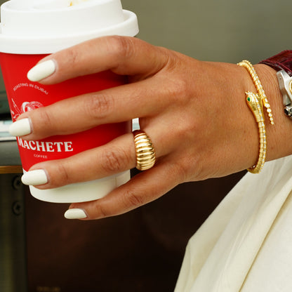 Coquille Rose Gold Ring