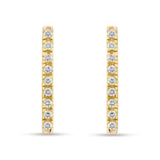 Square Diamond Hoops