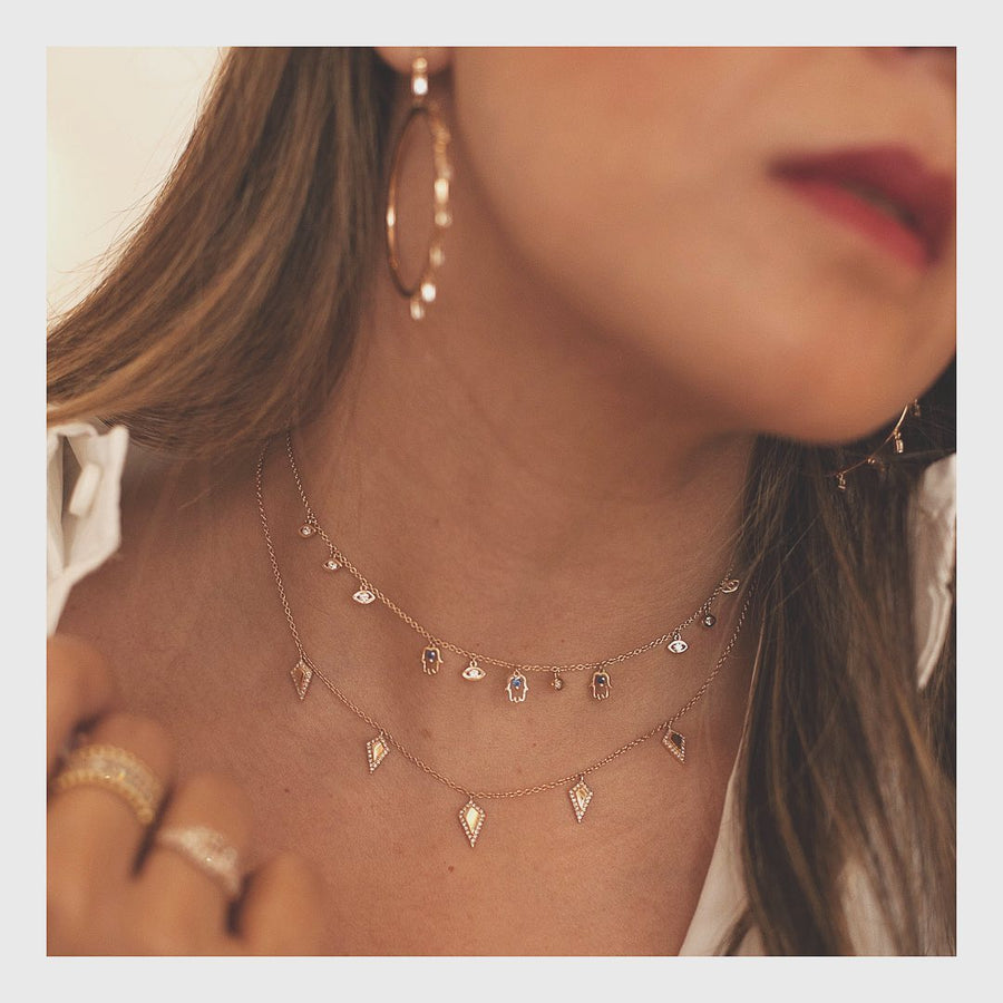 Diamond Spike Necklace