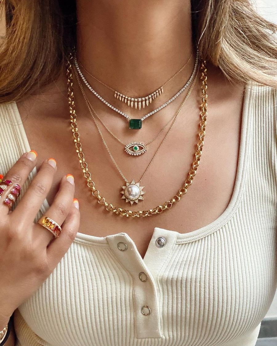 Rays Collarbone Necklaces