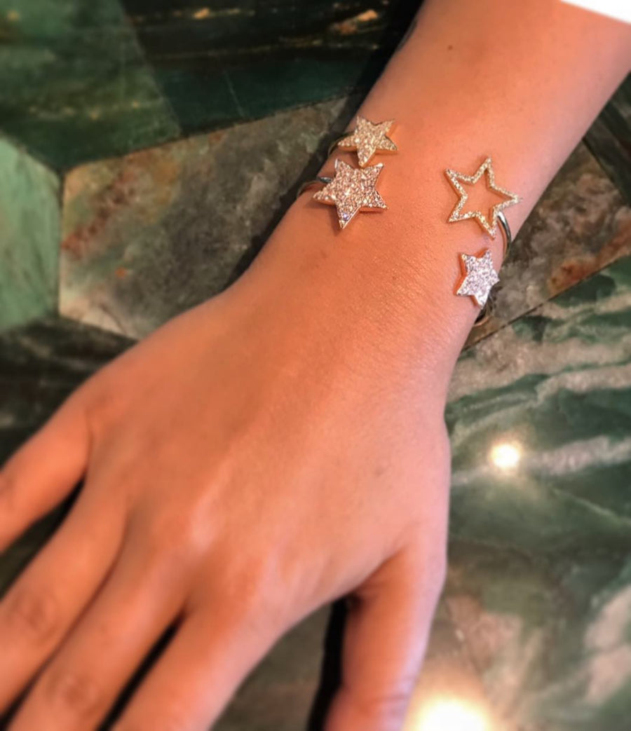 Double Diamond Star Cuff