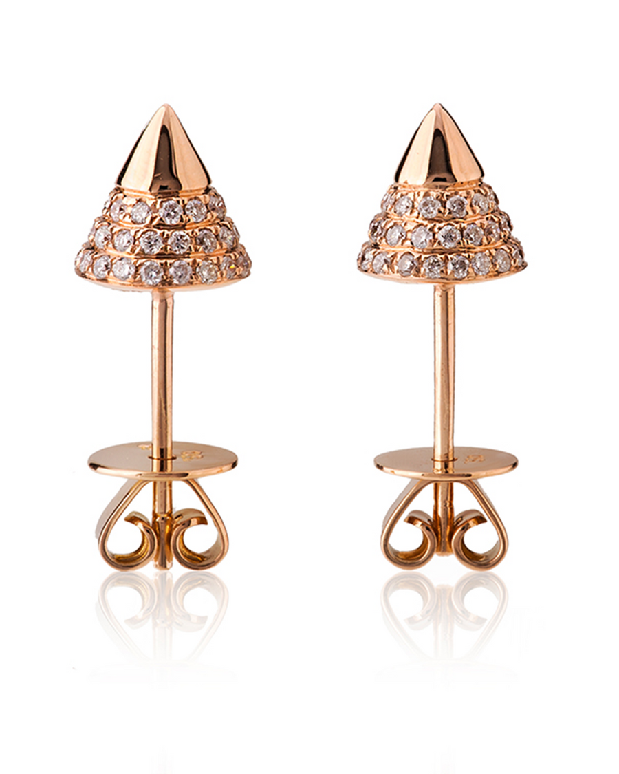 Bullet Diamond Earstuds