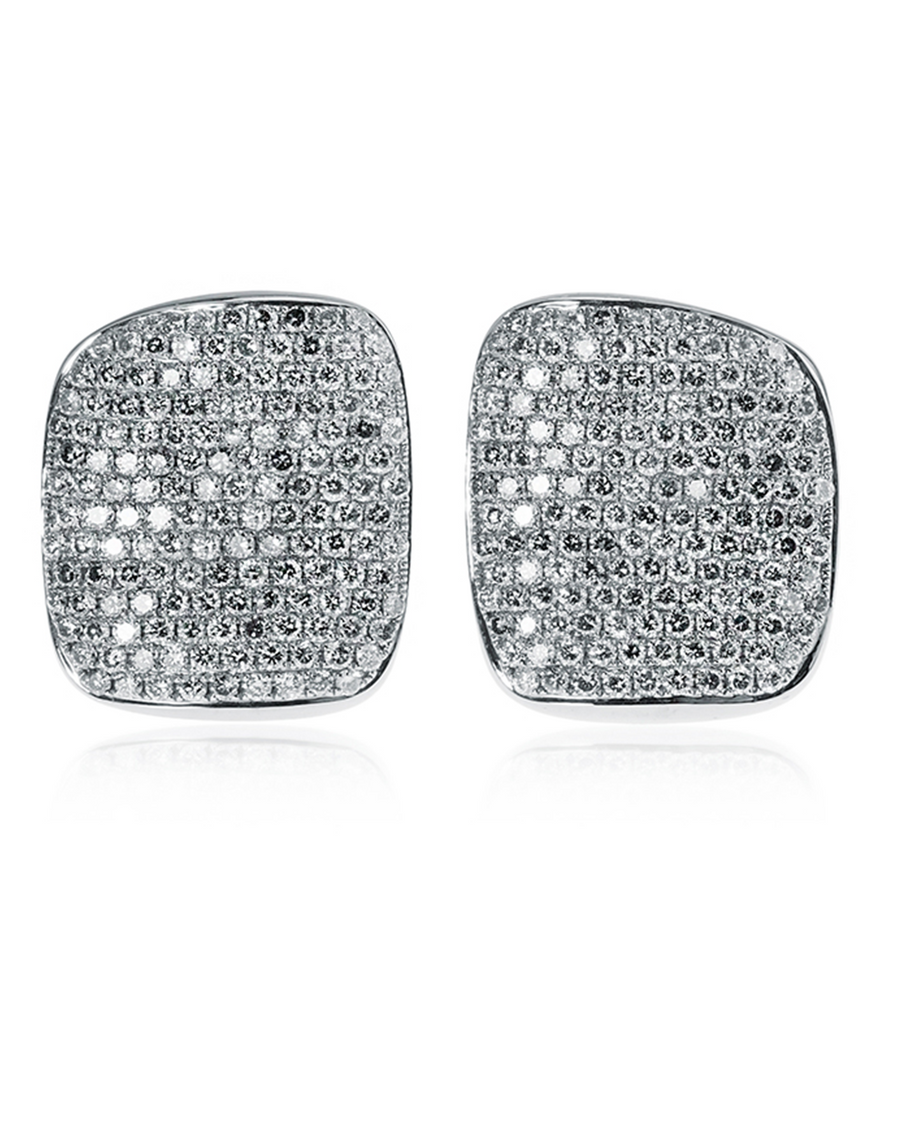 Diamond Tab Earrings