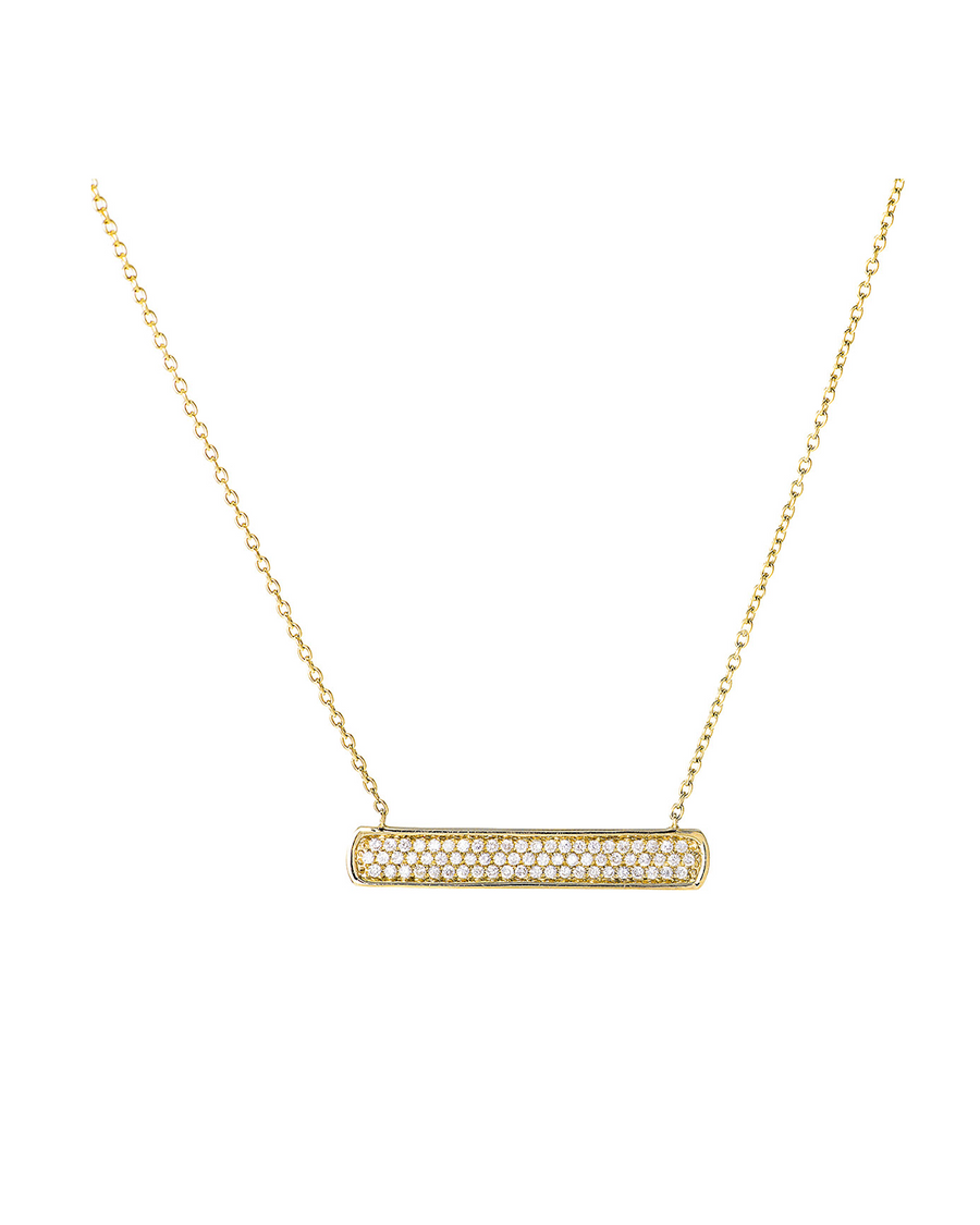 Diamond Tag Necklace