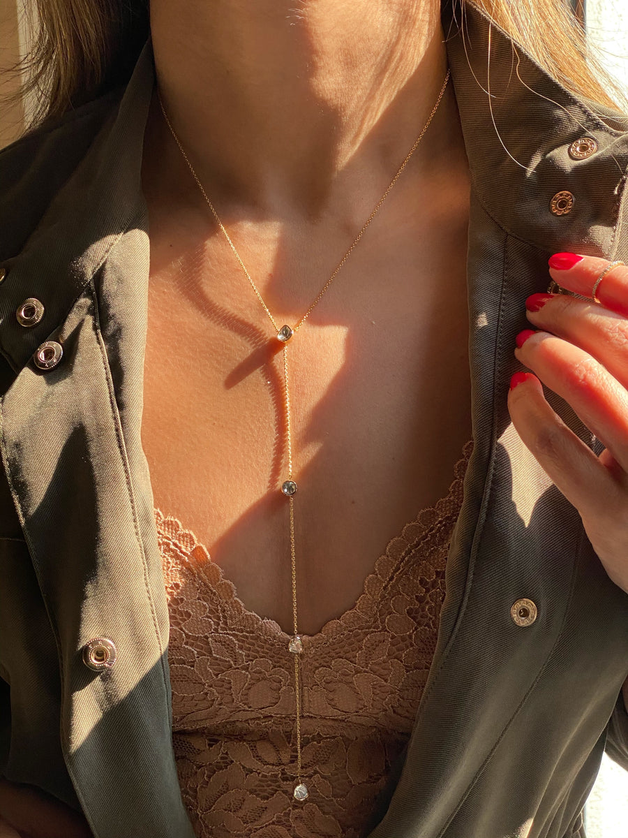 Uncut Diamond Lariat