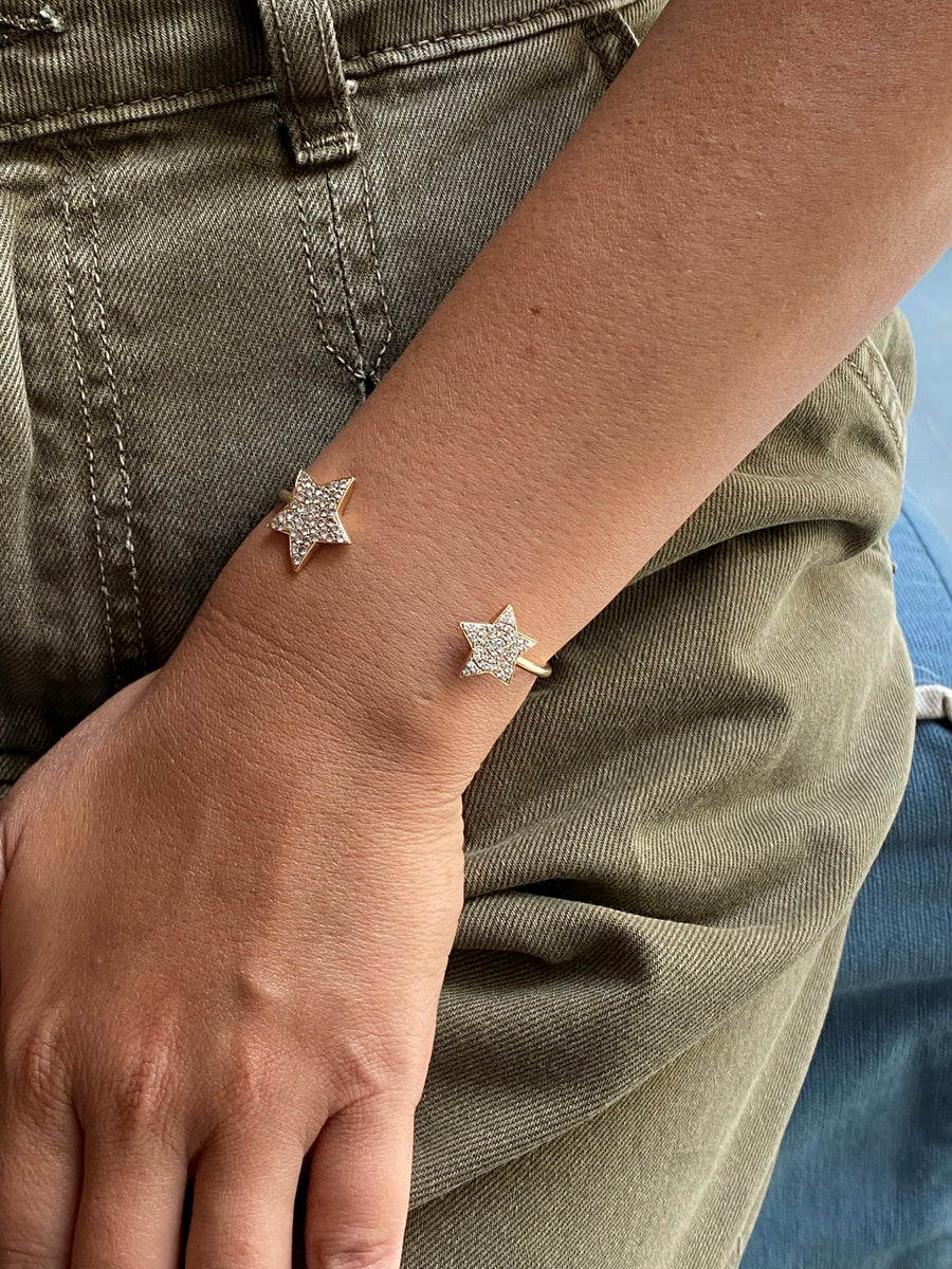 Double Diamond Star Cuff