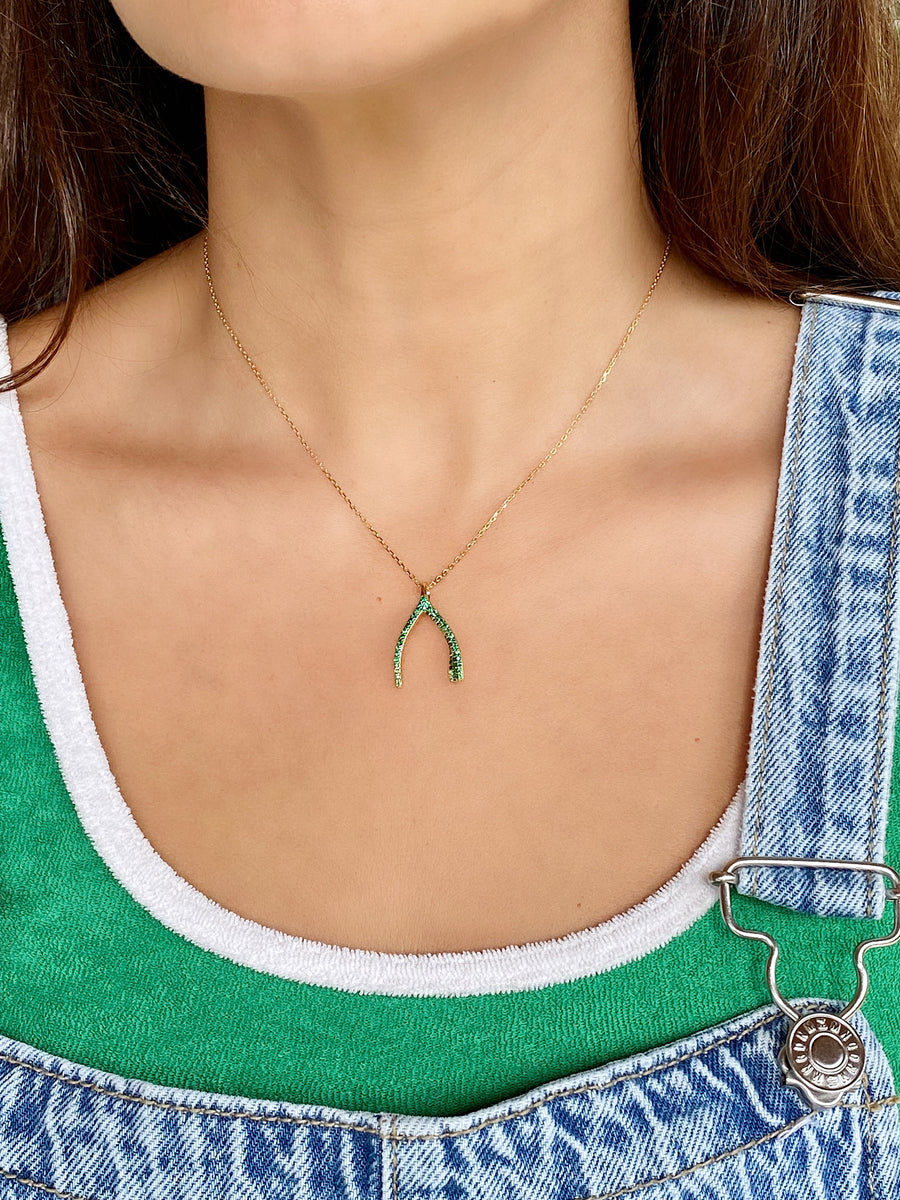 Lucky Wishbone Necklaces