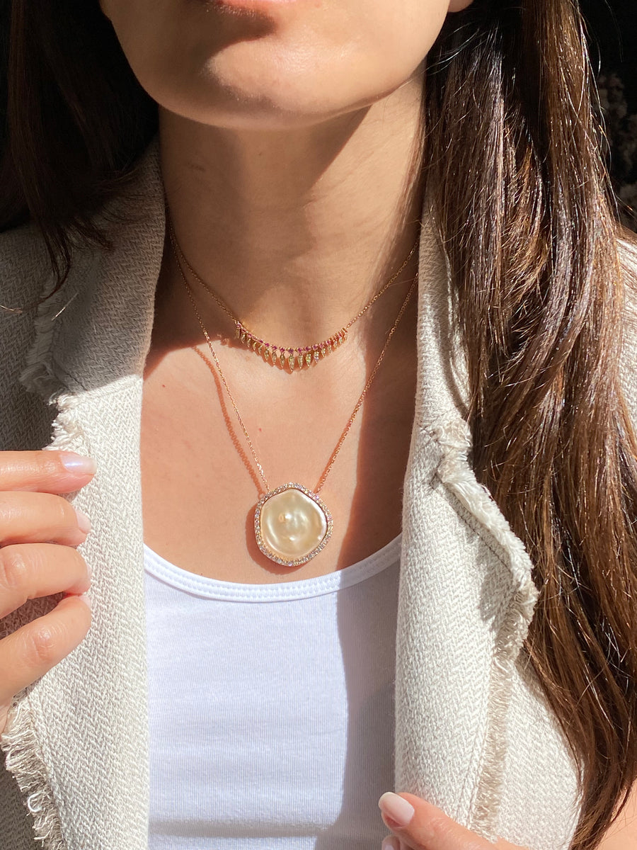 Rays Collarbone Necklaces