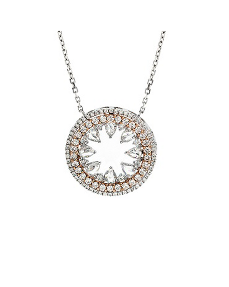 Rosecut Diamond Pendant