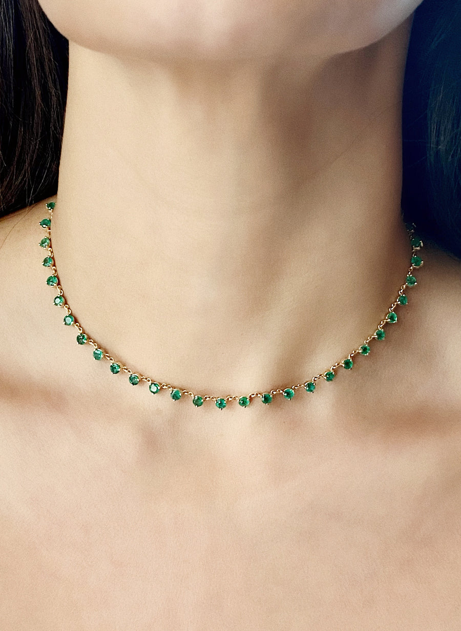 Emerald Tiara Necklace