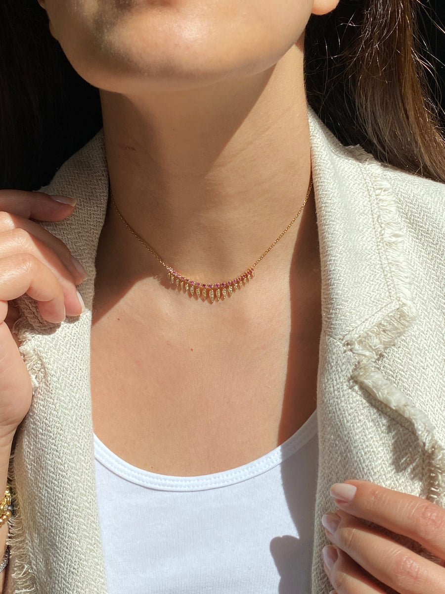 Rays Collarbone Necklaces