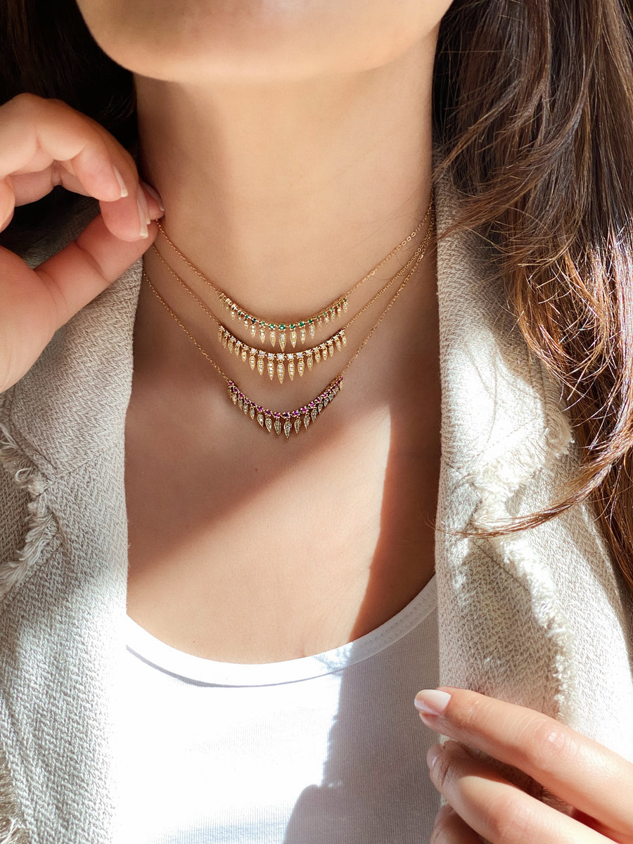 Rays Collarbone Necklaces