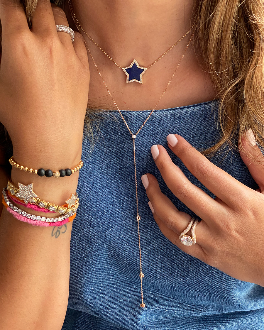 Essential Diamond Lariat