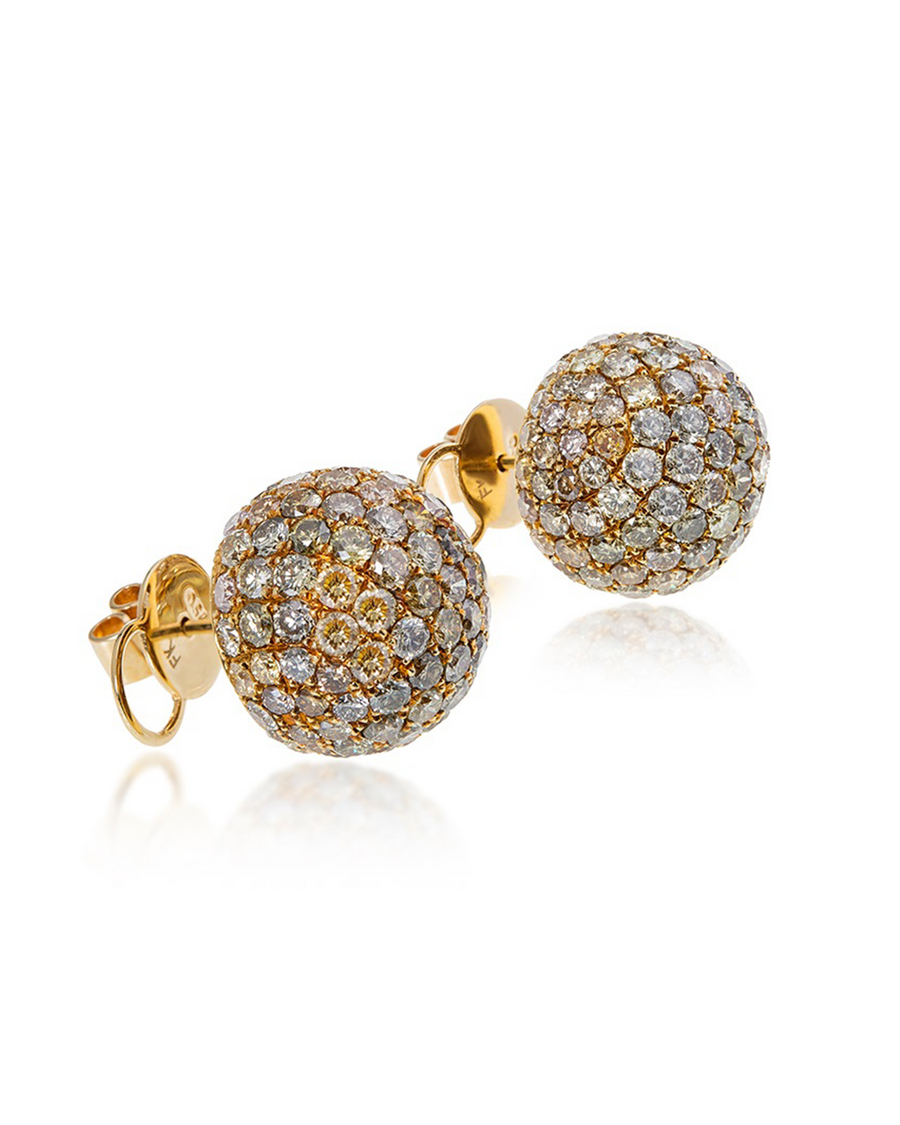 Fancy Yellow Bonbons Earstuds
