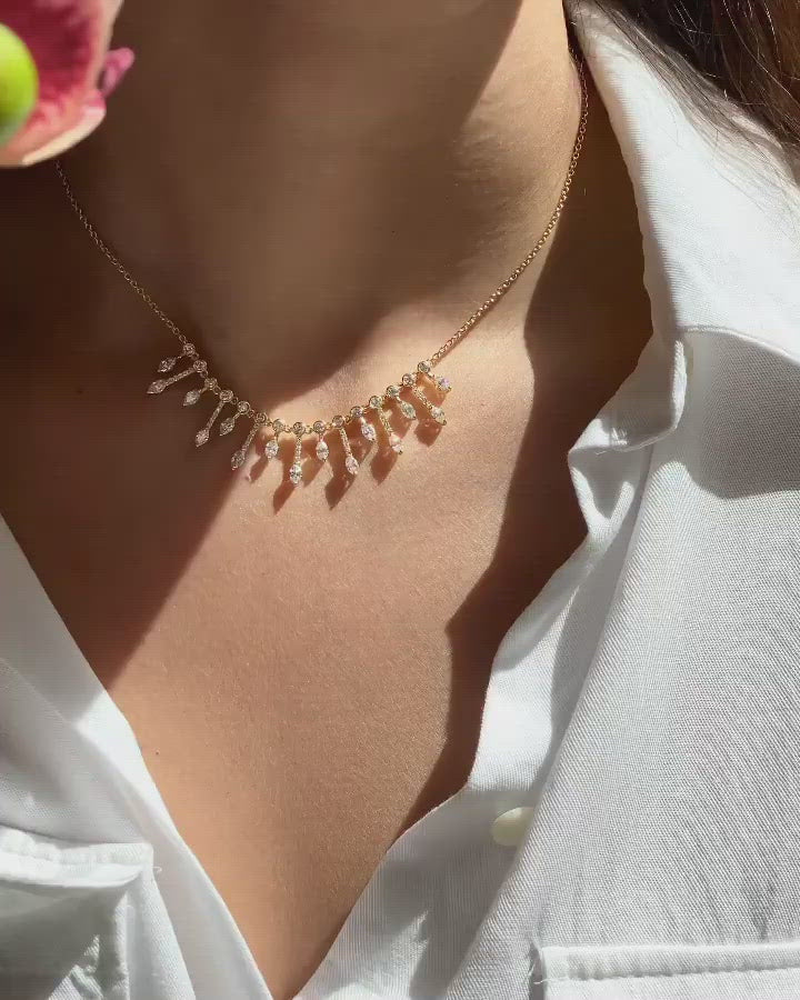 Aztec Diamond Necklace